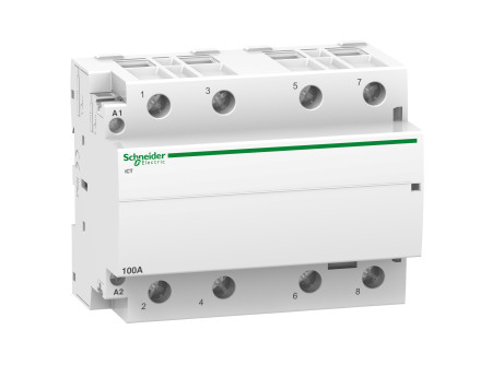 Schneider A9C20884 - ACTI9 iCT100A kontaktor, 50Hz, 4NO, 220-240VAC