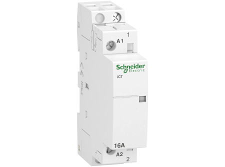 Schneider A9C22011 - ACTI9 iCT16A kontaktor, 50Hz, 1NO, 12VAC
