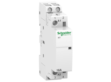 Schneider A9C22012 - ACTI9 iCT16A kontaktor, 50Hz, 2NO, 12VAC