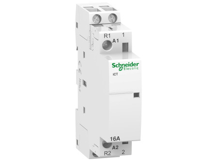 Schneider A9C22015 - ACTI9 iCT16A kontaktor, 50Hz, 1NO 1NC, 12VAC
