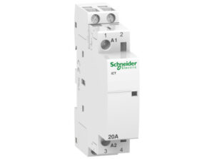 Schneider A9C22722 - ACTI9 iCT20A kontaktor, 50Hz, 2NO, 230-240VAC