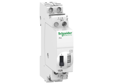 Schneider A9C30115 - ACTI9 ITL16A impulzusrelé, 1NO 1NC, 24VAC, 12VDC