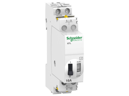 Schneider A9C32216 - ACTI9 iETL kiterjesztés, iTL és iTLI impulzusrelékhez, 2P, 16A, 48VAC, 24VDC