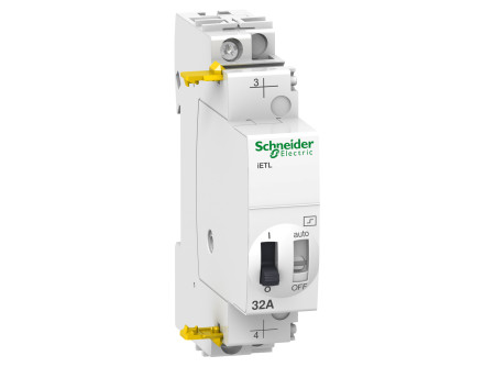 Schneider A9C32836 - ACTI9 iETL kiterjesztés, iTL és iTLI impulzusrelékhez, 2P, 32A, 240VAC, 110V