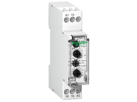 Schneider A9E16069 - ACTI9 iRTL időrelé, 2P, Uc 24-240 VAC, 24VDC