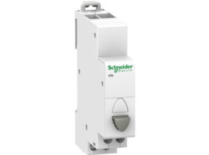 Schneider A9E18033 - ACTI9 iPB nyomógomb, 1NC 1NO, szürke