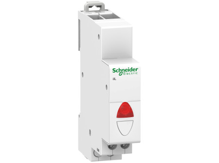 Schneider A9E18331 - ACTI9 iIL jelzőlámpa, egyes, zöld, 12-48VAC