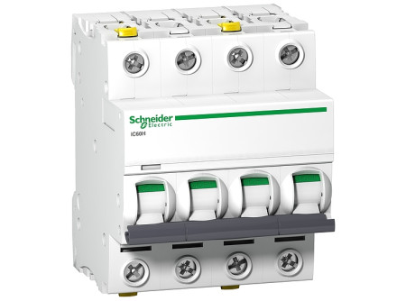 Schneider A9F07432 - ACTI9 iC60H kismegszakító, 4P, C, 32A
