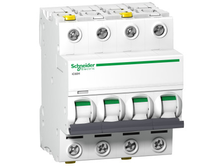 Schneider A9F08432 - ACTI9 iC60H kismegszakító, 4P, D, 32A