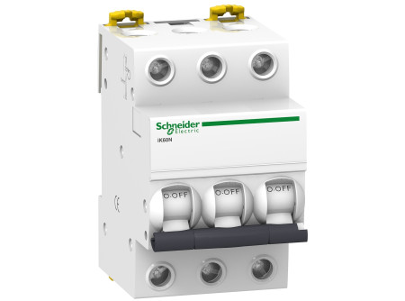 Schneider A9K24363 - ACTI9 iK60N kismegszakító, 3P, C, 63A