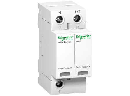 Schneider A9L40501 - ACTI9 iPRD túlfeszültség-korlátozó, cs.bet. távjelzéssel, 40kA, 1P-N, 350V