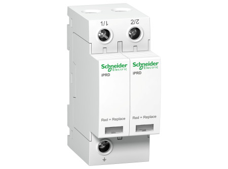 Schneider A9L65201 - ACTI9 iPRD túlfeszültség-korlátozó, cs.bet. távjelzéssel, 65kA, 2P, 350V