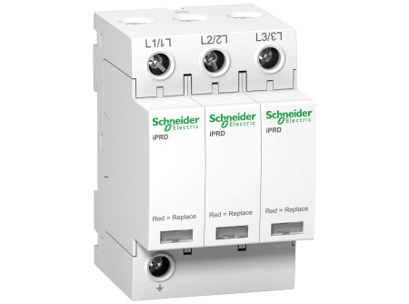 Schneider A9L65301 - ACTI9 iPRD túlfeszültség-korlátozó, cs.bet. távjelzéssel, 65kA, 3P, 350V
