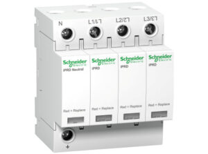 Schneider A9L65601 - ACTI9 iPRD túlfeszültség-korlátozó, cs.bet. távjelzéssel, 65kA, 3P-N, 350V