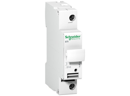 Schneider A9N15636 - ACTI9 STI olvadóbiztosítós szakaszolókapcsoló, 1P, 25A,10.3x38 mm