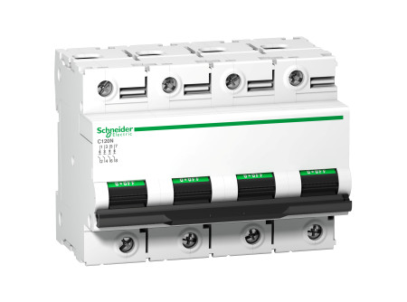 Schneider A9N18392 - ACTI9 C120N kismegszakító, 4P, D, 100A