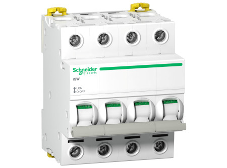 Schneider A9S65492 - ACTI9 iSW terheléskapcsoló, 4P, 125A, 415AC