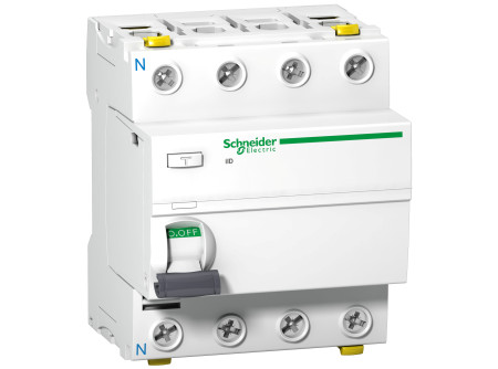 Schneider A9Z81440 - ACTI9 iID THV áram-védőkapcsoló, A osztály, 4P, 40A, 30mA