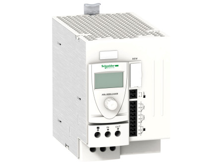 Schneider ABL8BBU24400 - ABL8 akkumulátor vezérlő modul, 40A (ABL8RP/ABL8WPS tápegységekhez)
