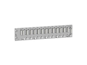 Schneider BMXXBP1200 - Hátlap, 12 I/O kártyahely