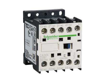 Schneider CA2KN22M7 - Segédkapcsoló 2 záró, 2 nyitó, AC, 50/60 Hz