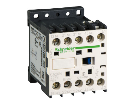 Schneider CA2KN22P7 - Segédkapcsoló 2 záró, 2 nyitó, AC, 50/60 Hz