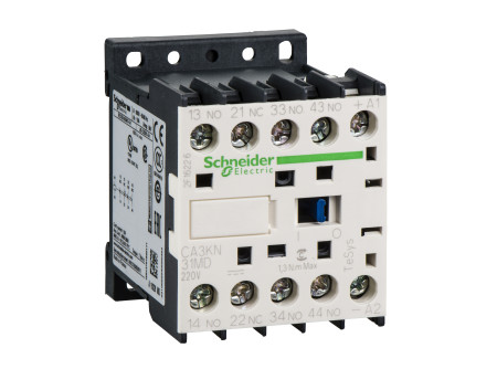 Schneider CA3KN31MD - Segédkapcsoló 3 záró, 1 nyitó, DC, 2,4 W