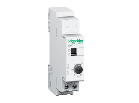 Schneider CCT15232 - ACTI9 MINs lépcsőházi időrelé, 0.5-20 perc
