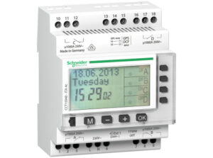 Schneider CCT15940 - ACTI9 ITA 4c programozható kapcsolóóra, 2 csatornás
