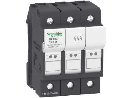 Schneider DF103 - Biztosíték tartó 3P 32A biztosítékhoz