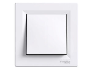 Schneider EPH0100221 - ASFORA Egypólusú kapcsoló - IP44, fehér