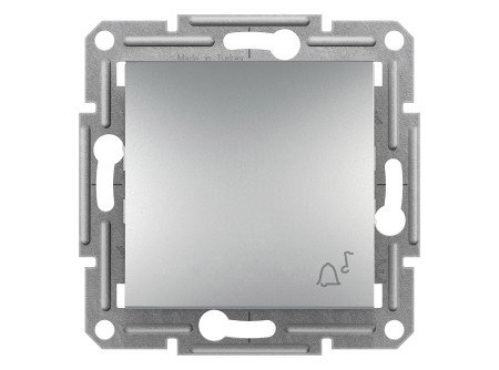 Schneider EPH0800161 - ASFORA Egypólusú nyomó, csengőjel, rugós bekötés, alumínium