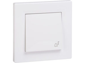 Schneider EPH0800221 - ASFORA Egypólusú nyomó, csengő - IP44, fehér