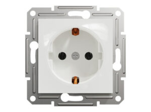Schneider EPH2970121 - ASFORA 2P+F csatlakozóaljzat, csavaros, keret nélkül, fehér