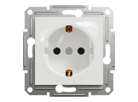 Schneider EPH2970121 - ASFORA 2P+F csatlakozóaljzat, csavaros, keret nélkül, fehér