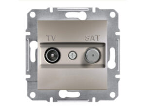 Schneider EPH3400169 - ASFORA TV/SAT aljzat, végzáró, 1 dB, bronz