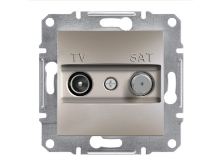 Schneider EPH3400169 - ASFORA TV/SAT aljzat, végzáró, 1 dB, bronz