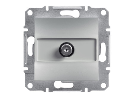 Schneider EPH3700161 - ASFORA SAT aljzat, végzáró, 1 dB, alumínium