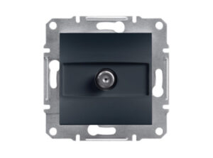 Schneider EPH3700171 - ASFORA SAT aljzat, végzáró, 1 dB, antracit