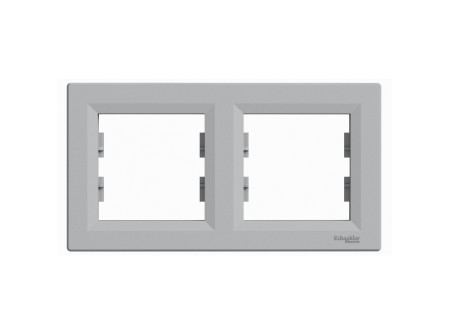Schneider EPH5800261 - ASFORA Kettes keret, vízszintes, alumínium