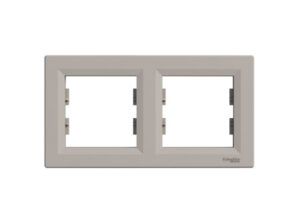 Schneider EPH5800269 - ASFORA Kettes keret, vízszintes, bronz