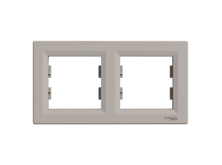 Schneider EPH5800269 - ASFORA Kettes keret, vízszintes, bronz