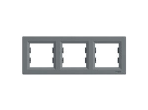 Schneider EPH5800362 - ASFORA Hármas keret, vízszintes, acél