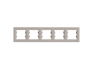 Schneider EPH5800569 - ASFORA Ötös keret, vízszintes, bronz