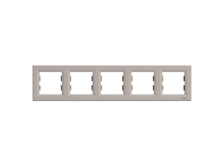 Schneider EPH5800569 - ASFORA Ötös keret, vízszintes, bronz