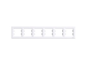 Schneider EPH5800621 - ASFORA Hatos keret, vízszintes, fehér