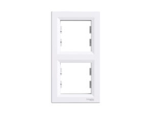Schneider EPH5810221 - ASFORA Kettes keret, függőleges, fehér