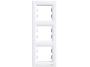 Schneider EPH5810321 - ASFORA Hármas keret, függőleges, fehér