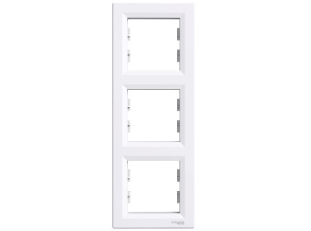 Schneider EPH5810321 - ASFORA Hármas keret, függőleges, fehér