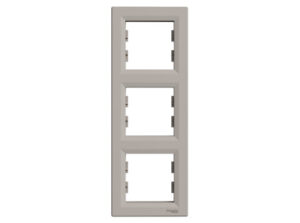 Schneider EPH5810369 - ASFORA Hármas keret, függőleges, bronz